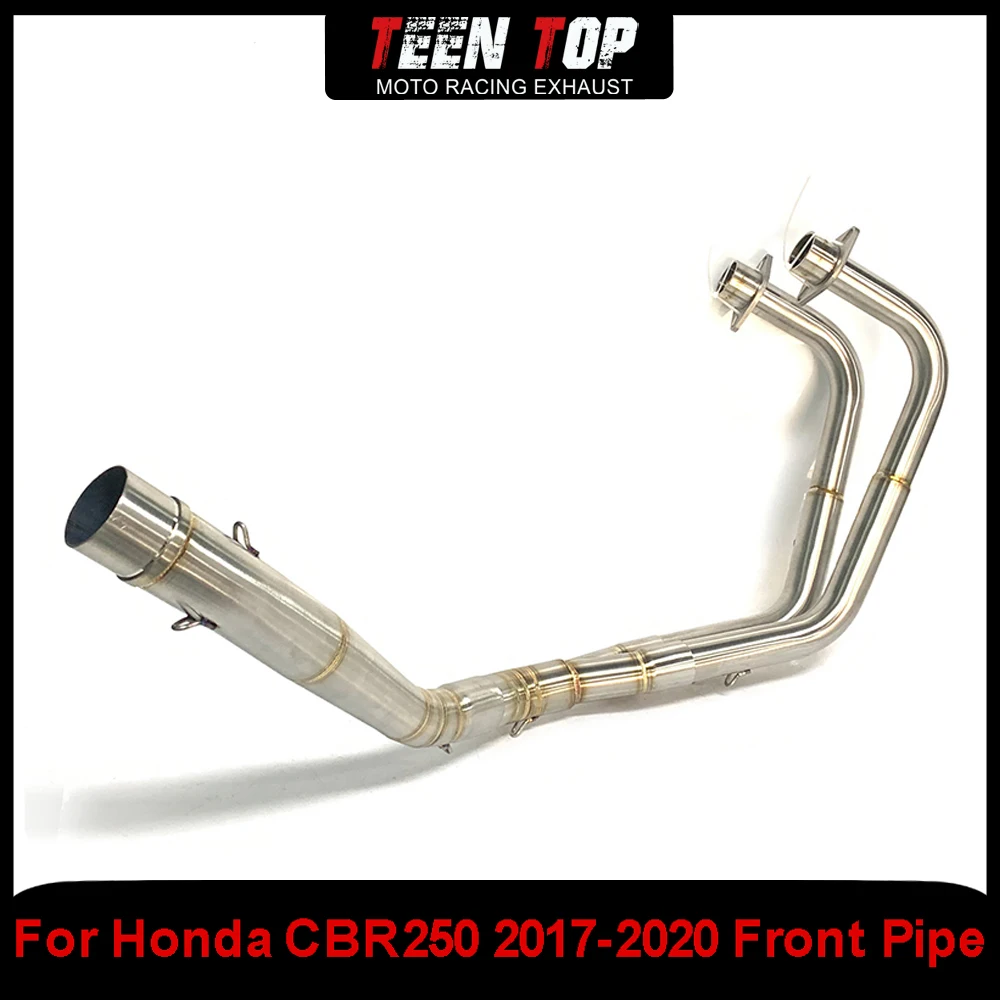 

Moto Bike Accessories Exhaust Escape Full System For Honda CBR250 Exhaust Elbow Connection Pipe 51mm Steel Muffler 2017-2020