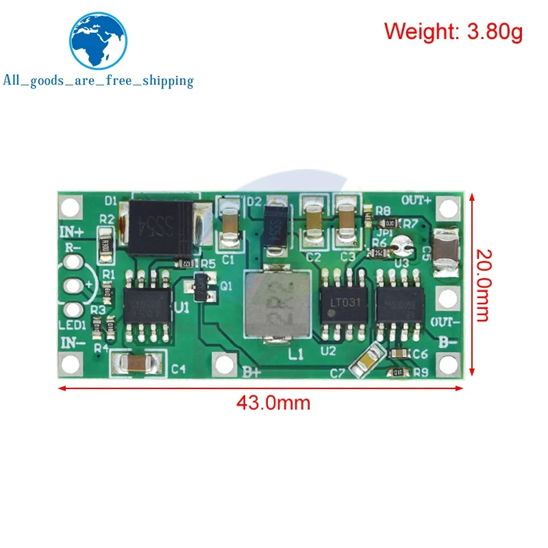 Module d'alimentation sans interruption 5V 2a, batterie au Lithium 12V 15w, Protection de connexion inversée, panne de courant, transfert automatique