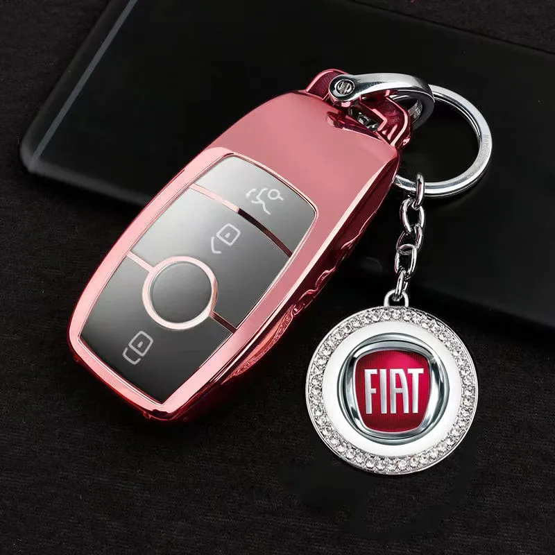 Car Keychain Key Ring Accessories for Fiat Aegea Doblo Tipo 500 500c Panda Uno Palio Punto Stilo Bravo Siena Ducato Grand Punto