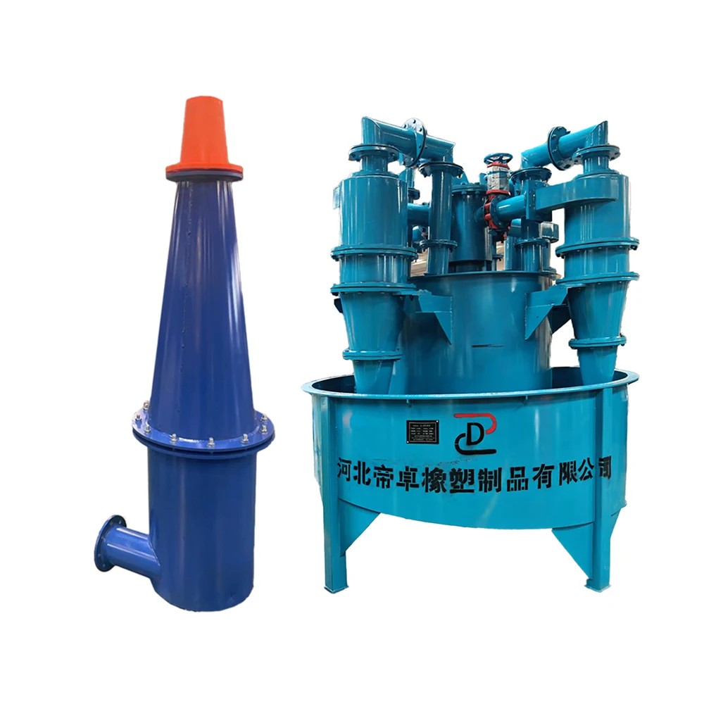 Industrial Mineral High Efficiency Polyurethane Cyclone Hydrocyclone Separator Water Filter