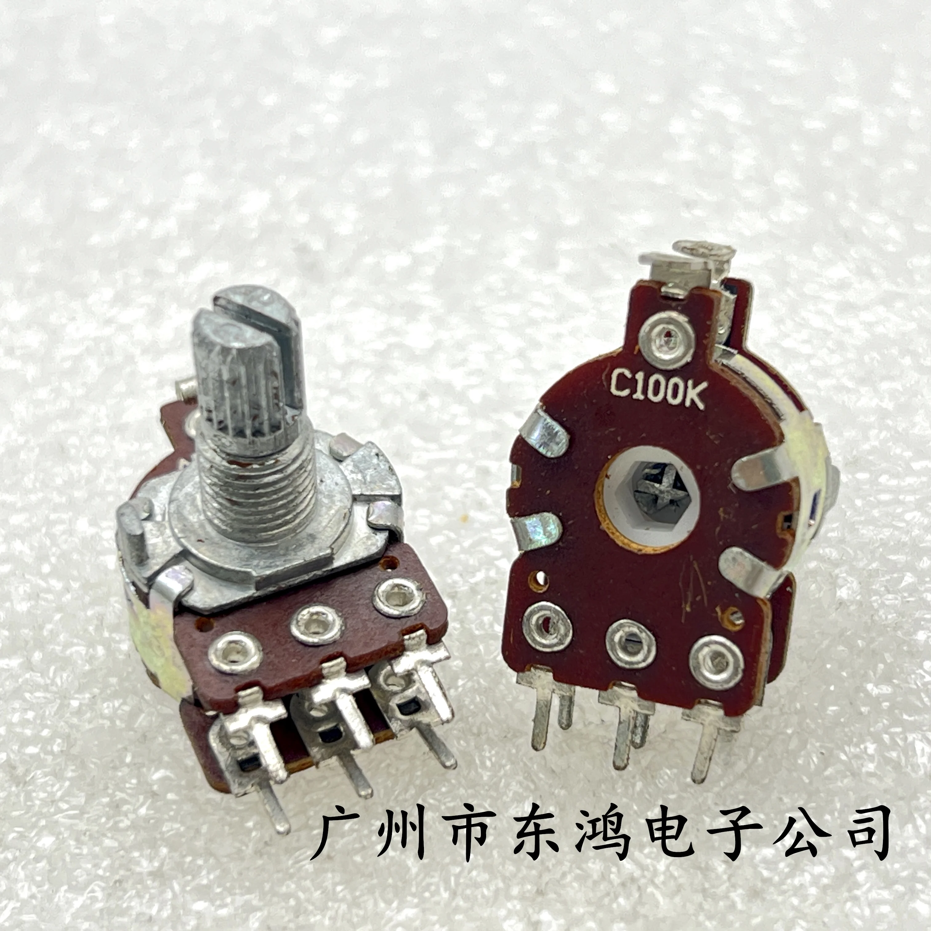 2 pcs 16 dual channel 6-pin front A100K rear C100K shaft length 15mm
