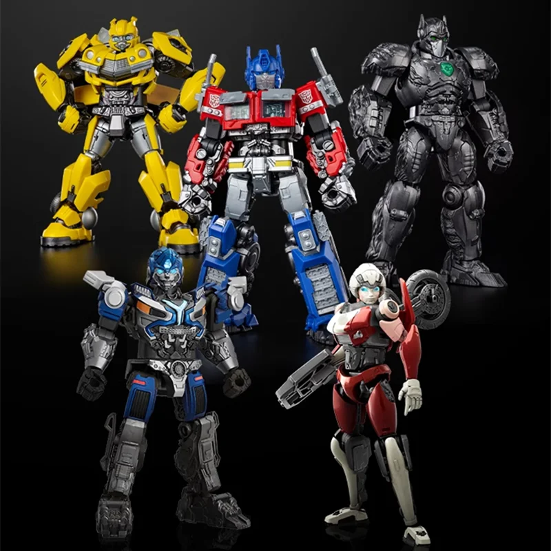 Blokees transformação optimus prime primal megatron bumblebee arcee penugem nemesis prime figura de ação montagem brinquedos presentes
