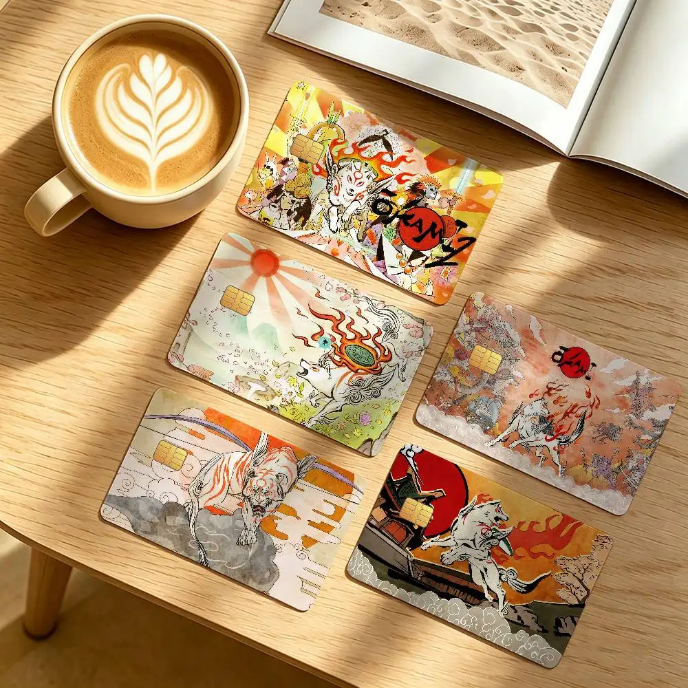 Game ERROR143 Credit Card Public Transportation Cards Protective Sticker Waterproof Card Face Decoration 4PCS