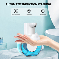 400ML Touchless Soap Pump Infrared Sensor 500mAh for Home Bathroom Kitchen Rechargeable Automatic Sensing Liquid Soap Dispenser