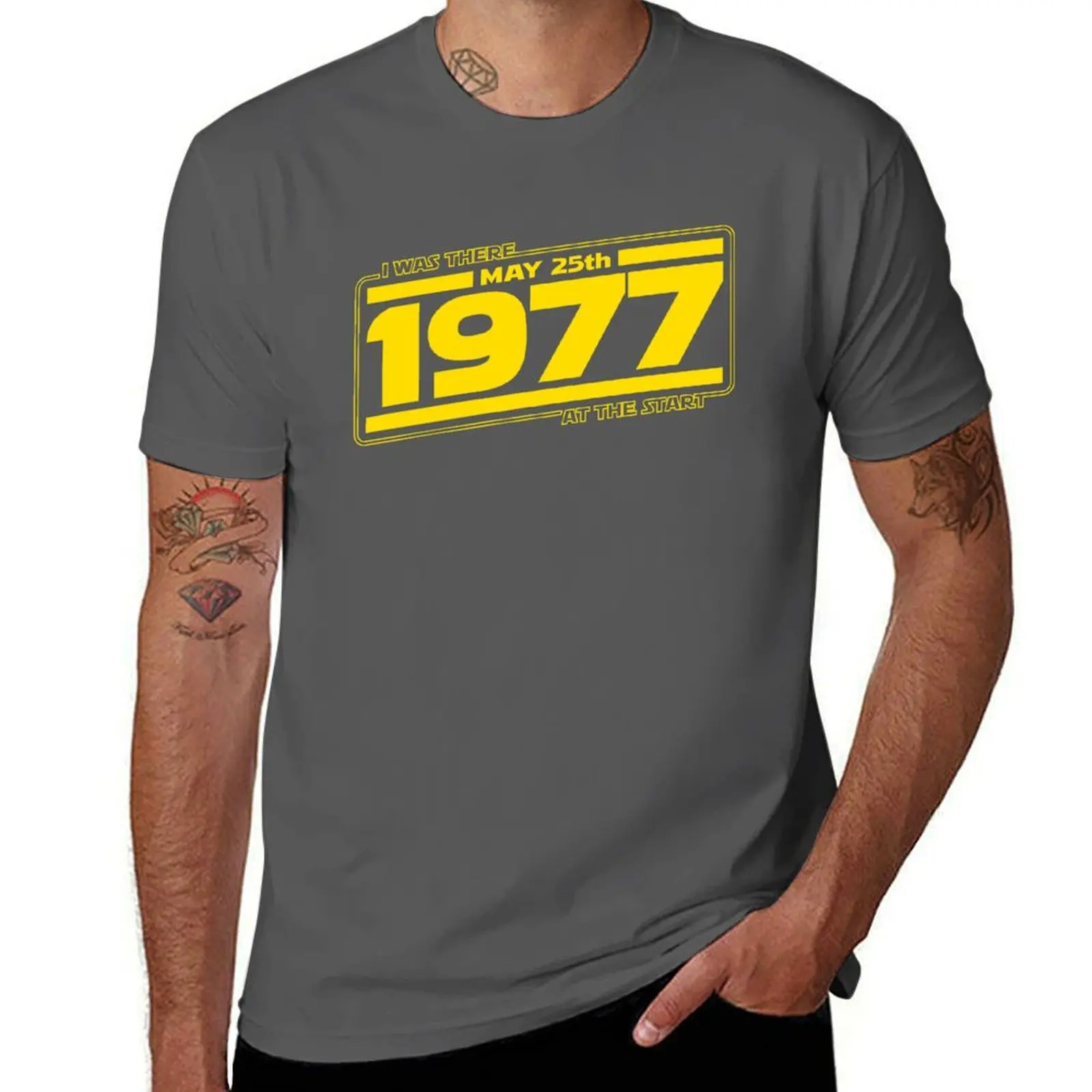at the Start There T-Shirt Durable Work Wear T-Shirt