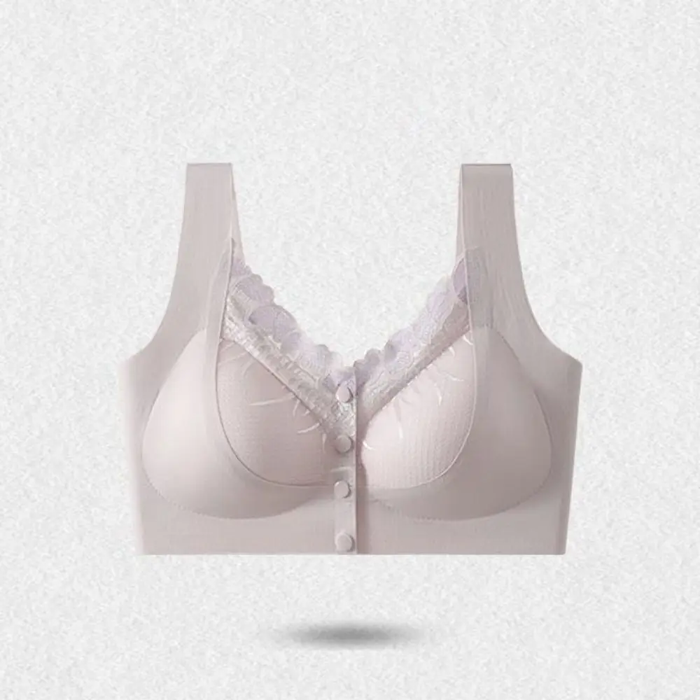 تنفس رفع الجبهة مشبك الصدرية حجم كبير الدانتيل شبكة منتصف العمر المسنين الصدرية الملابس الداخلية تنفس اللاسلكية سلس الصدرية هدية