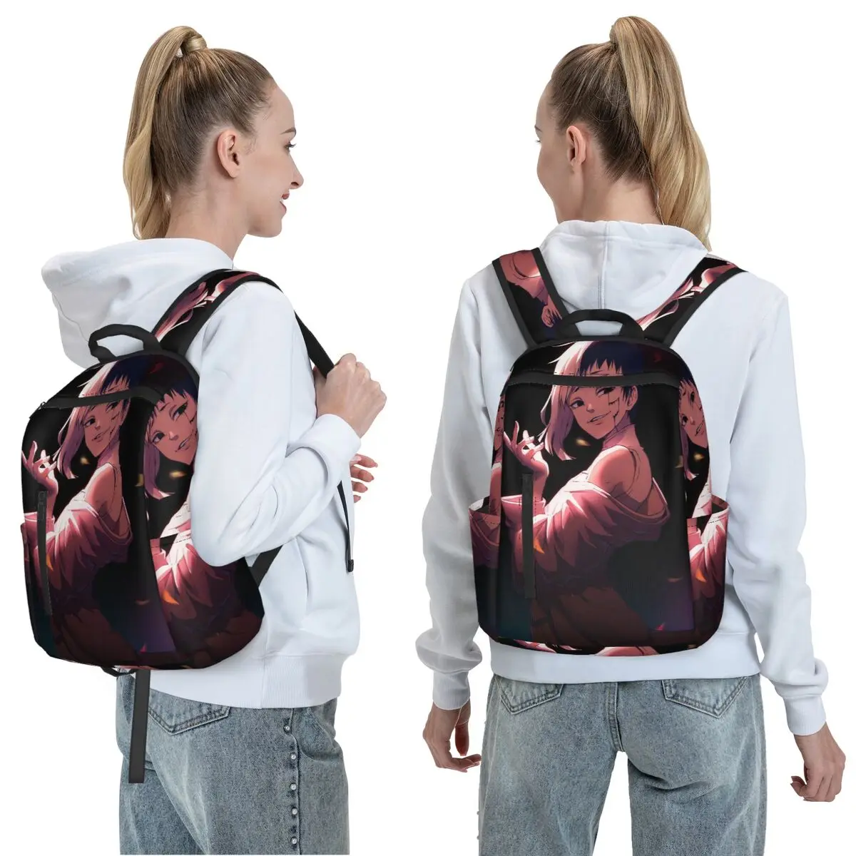 Gen Asagiri Dr Stone Apan Anime Backpack Daypack Large Capacity Children BookBag School Bag Shoulder Bags for Men Women
