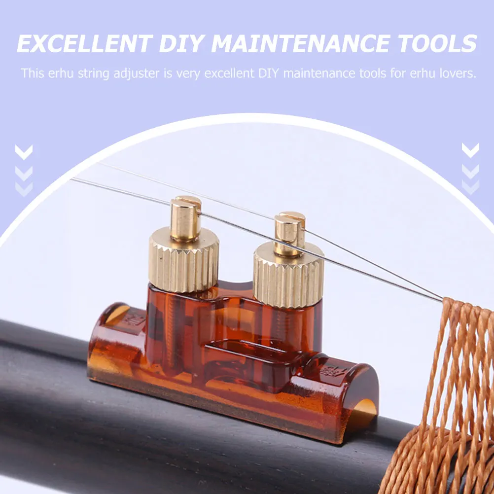 

Erhu Fine Tuner Plastic Copper Durable String Adjuster Noise Reduction Erhu String Tuning Accessory Musical Instruments