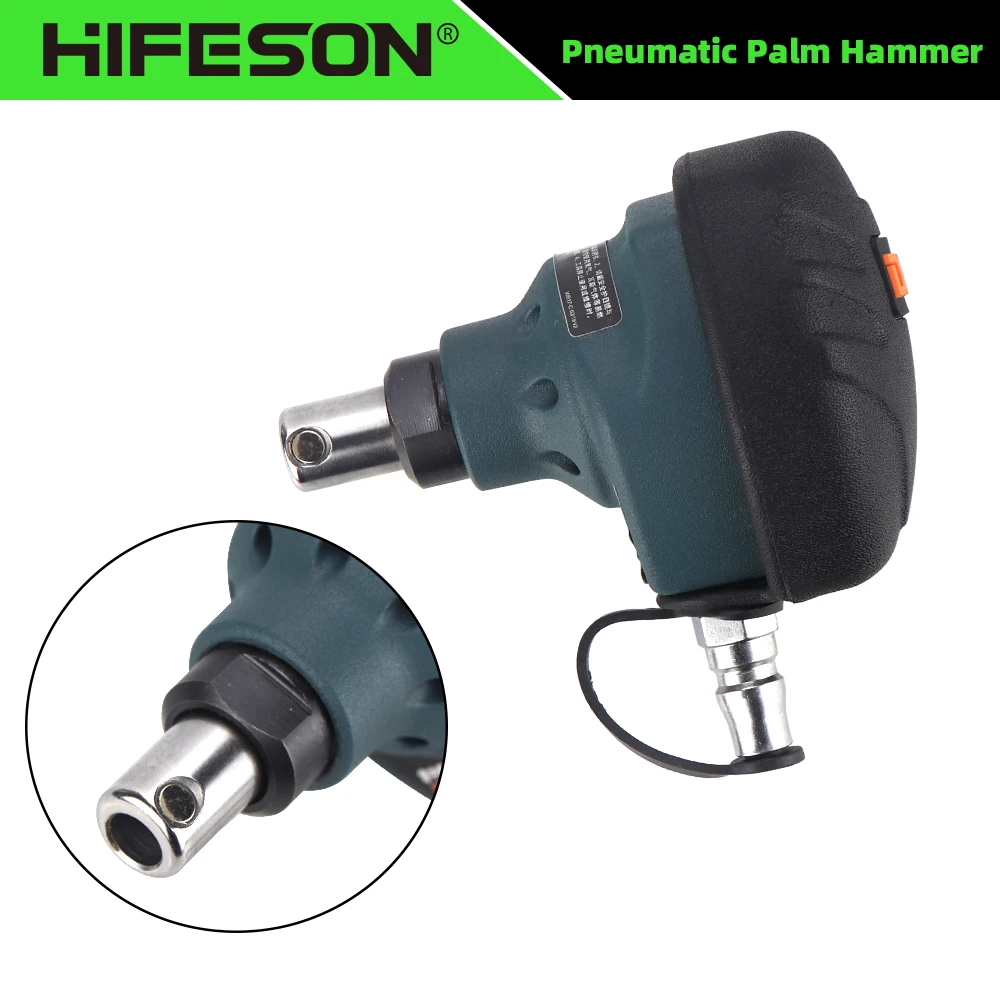 HIFESON Air Palm Nailer Pneumatic Mini Hammer Nail Gun Guide For Faster Easier Driving Wood Working