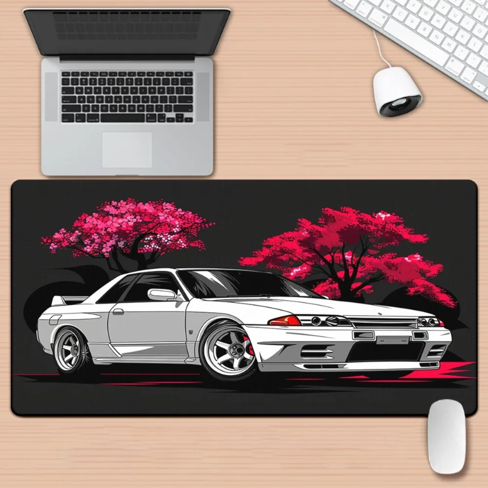 

Cool JDM Sports Car Large Mouse Pad, Non-Slip Desk Mat for Gaming, E-Sports