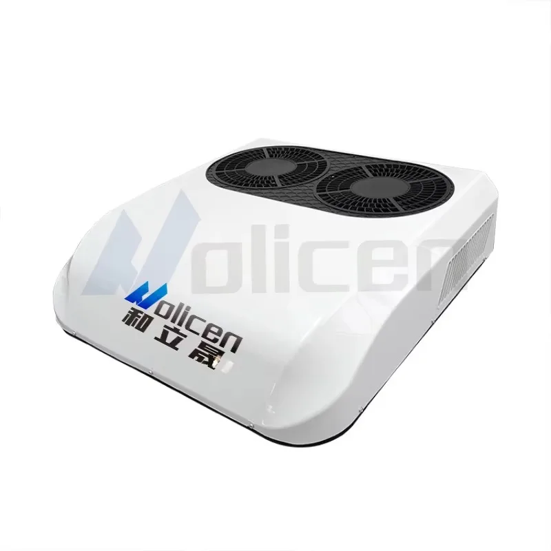 12V/24V/48V High-Power Dual Fan Car Air Conditioning Truck Rooftop Parking AC Units- Efficient Cooling System