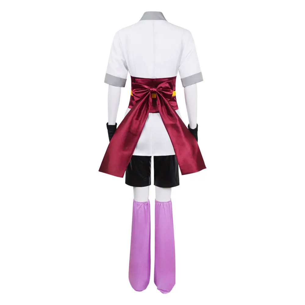 Machi Komacine Cosplay Traje para Mulheres, Peruca Rosa, Trajes de Carnaval de Halloween, Roupas Anime, Vestido