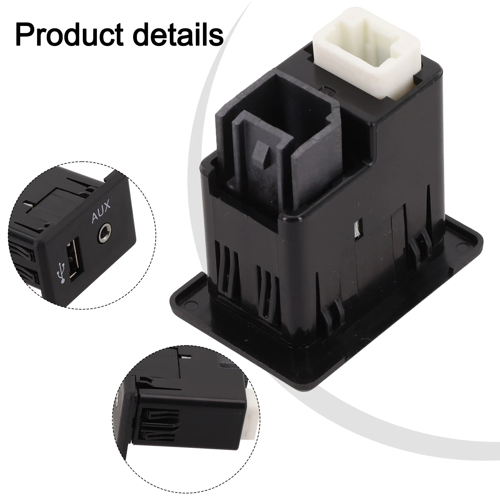 

For Center Console Audio Socket Center Console Easy Installation Non-deformable Anti-corrosion For Nissan Altima 2016-2018