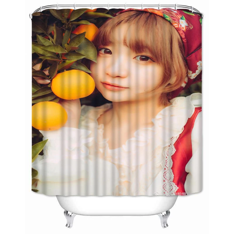 Musife Choi Yena KPOP Modern Shower Curtain With Hooks Bathroom Waterproof Polyester Fabric 180x180cm,180x200cm 1.11