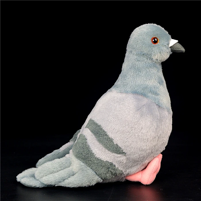 Cute Soft Pigeon Stuffed Plush Animals Lifelike Plush Dove Bird Doll Children Birthday Gifts