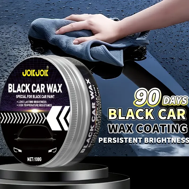 Universal black car wax | Suitable for polishing and protecting car paint, metal, and plastic surfaces, easy to apply liquid wax