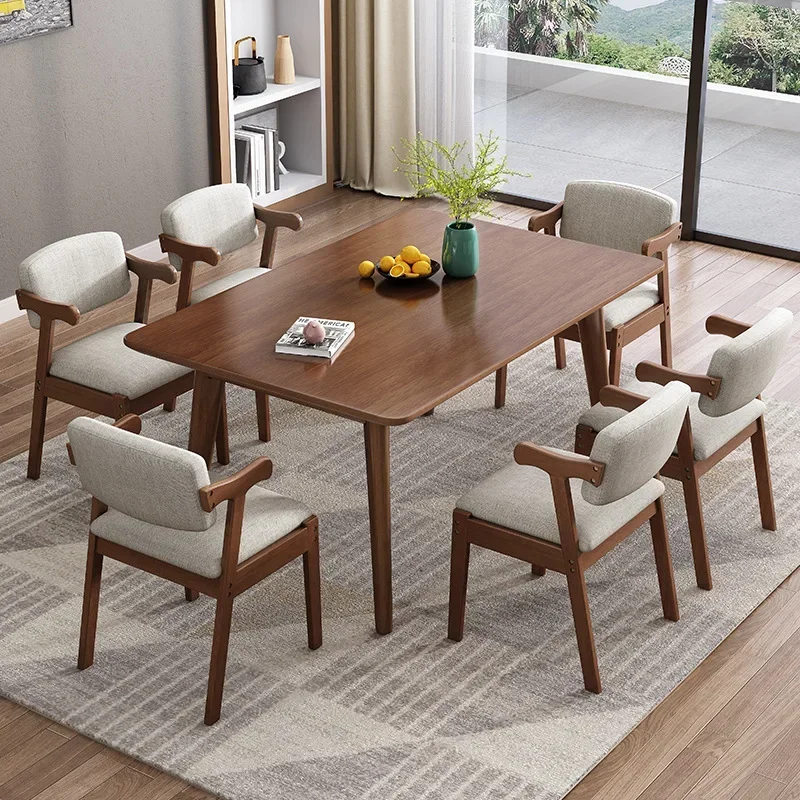 

Wooden Living Room Dining Tables Kitchen Luxury Modern Meeting Dining Tables Japanese Design Home Furniture Tavolo Pranzo LLDT