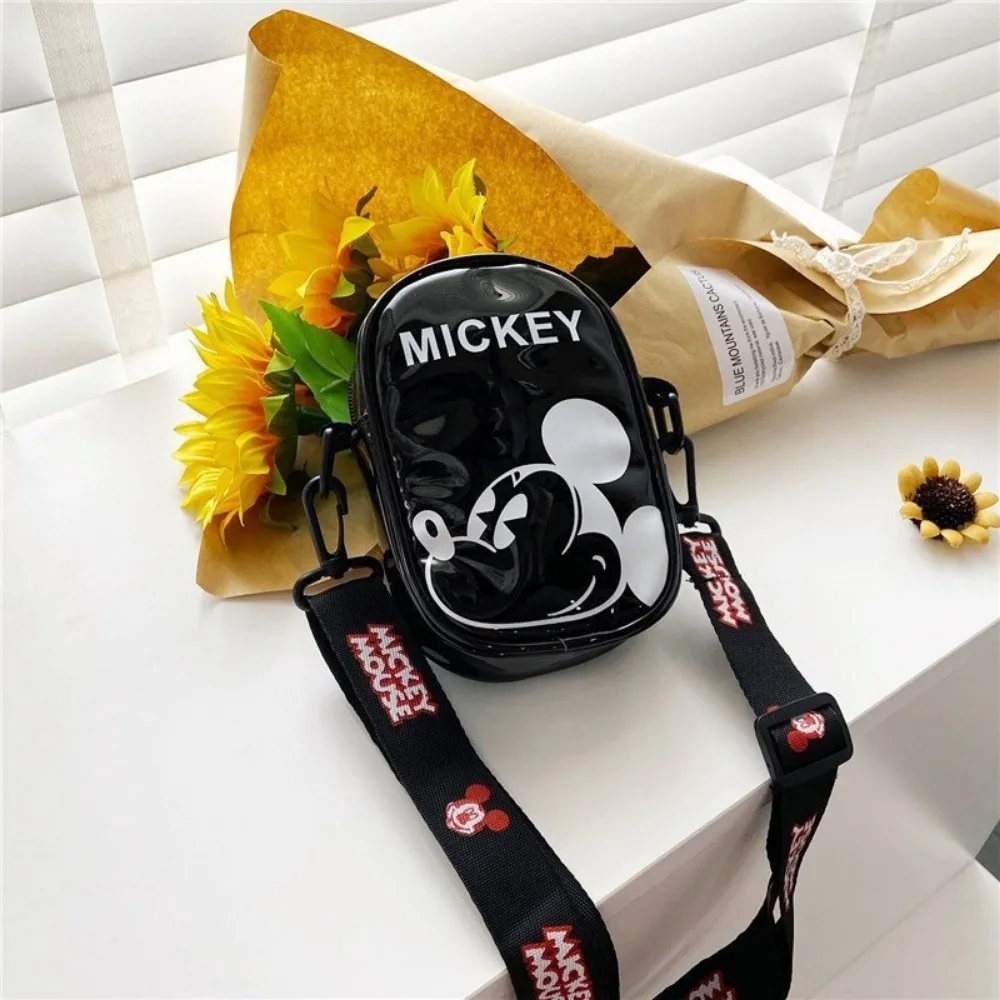 Mickey Mouse Mini-Bolsa Crossbody para Crianças, Anime Periférico, Pacote Dinheiro Zero, Acessório Menina, Presente de Férias, Kawaii, Bonito