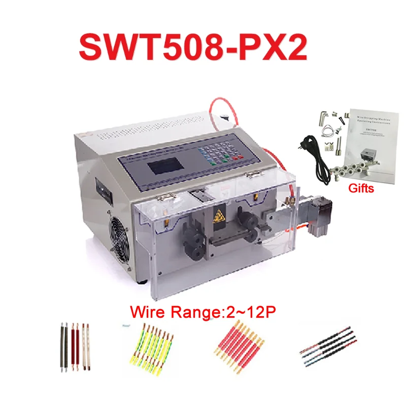 

450W Peeling Stripping Cutting Machine SWT508 PX2 Computer Automatic Wire Strip Stripping And Bending Machine Compatible With