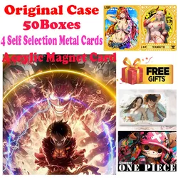 Najnowsze etui 2024. Hurtownia jednoczęściowa akrylowa karta magnetyczna na lodówkę Japońskie anime Boa Luffy Robin CCG TCG Hobby Prezent