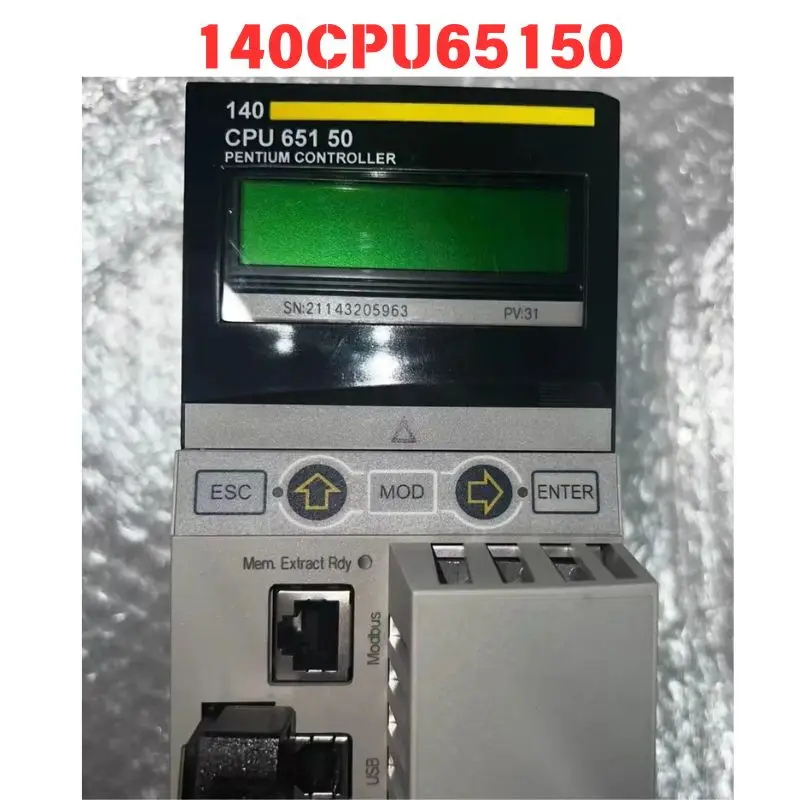 140CPU65150 Schneider Programmable Logic Controller PLC CPU Module Functional test OK