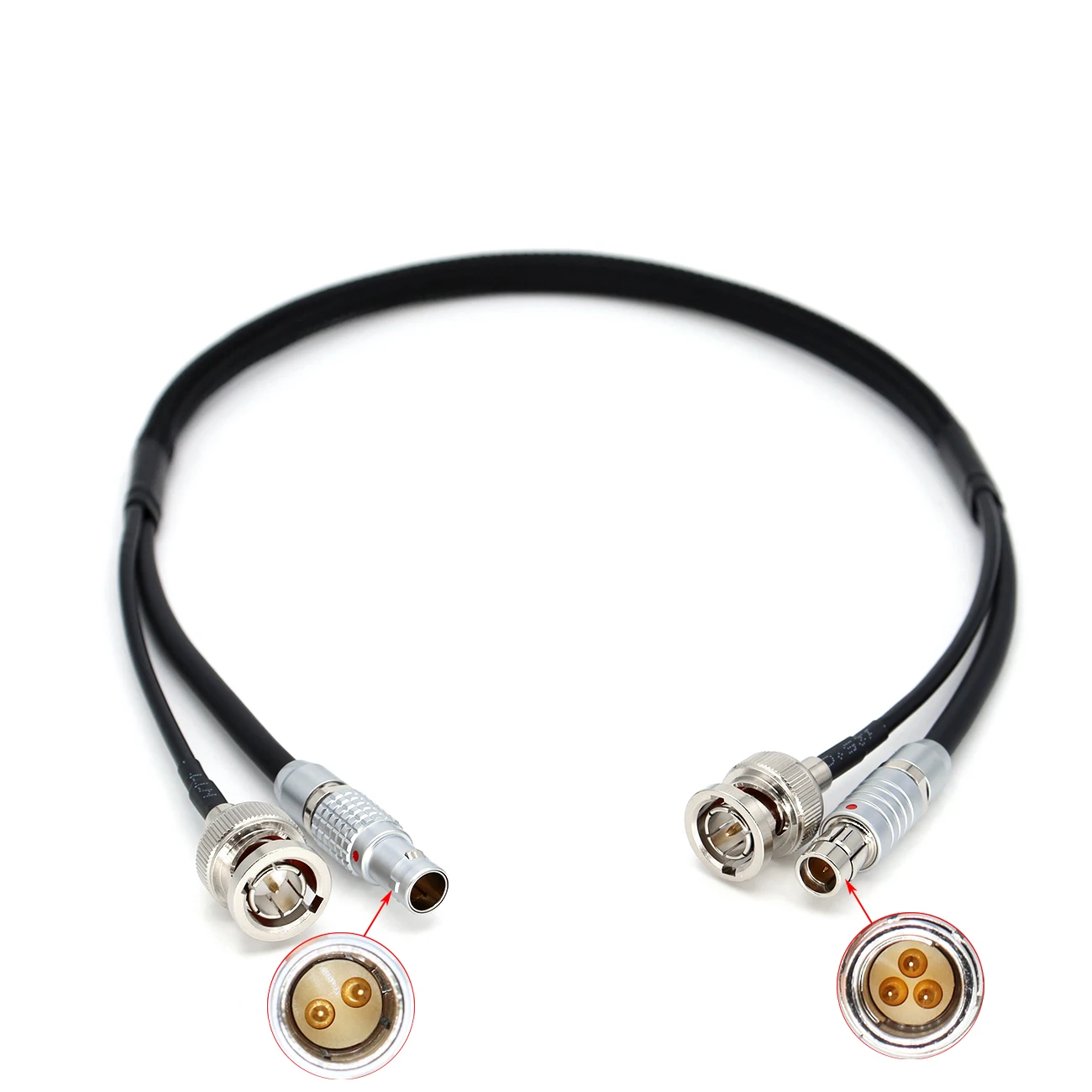 0B 2Pin To DTAP/RS 3pin/0B 2Pin And 75ohm SDI Cable for Teradek Bolt Pro,Vaxis transmission,Samhd Ultra7,Arri, Red,Preston mdr2