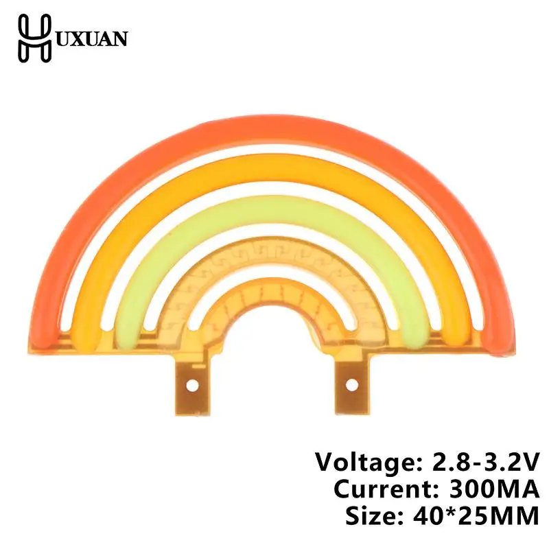 3V Rainbow LED COB Edison Flexible Filament Candle Diode Christmas Light Holiday Party Decoration Light DIY Bulb Accessories