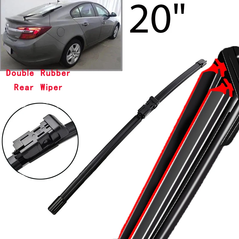 

Car Wiper 20" Rear Windscreen Wiper Blade For Opel Insignia B Hatchback 2017 - 2023 Windshield Tailgate Window Rain Brush