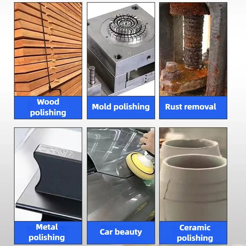 

Pneumatic Polishing Machine Industrial Car Polisher Machine Woodworking Metal Rust Removal Grinding Polisher Durable Hand Tools