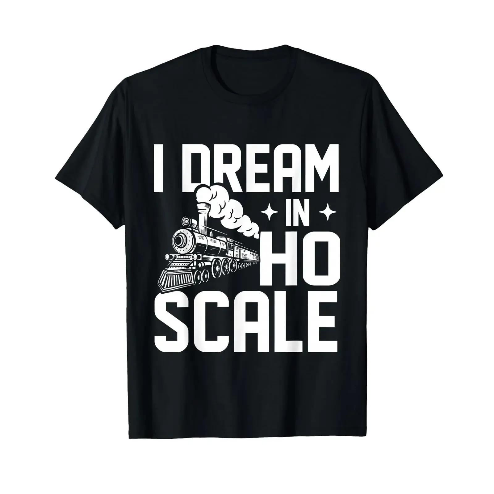 I Dream In HO Scale Train Lover Railroad Worker Railway T Shirt vintage Washed Soft graphic Stylish Comfortable Unisex