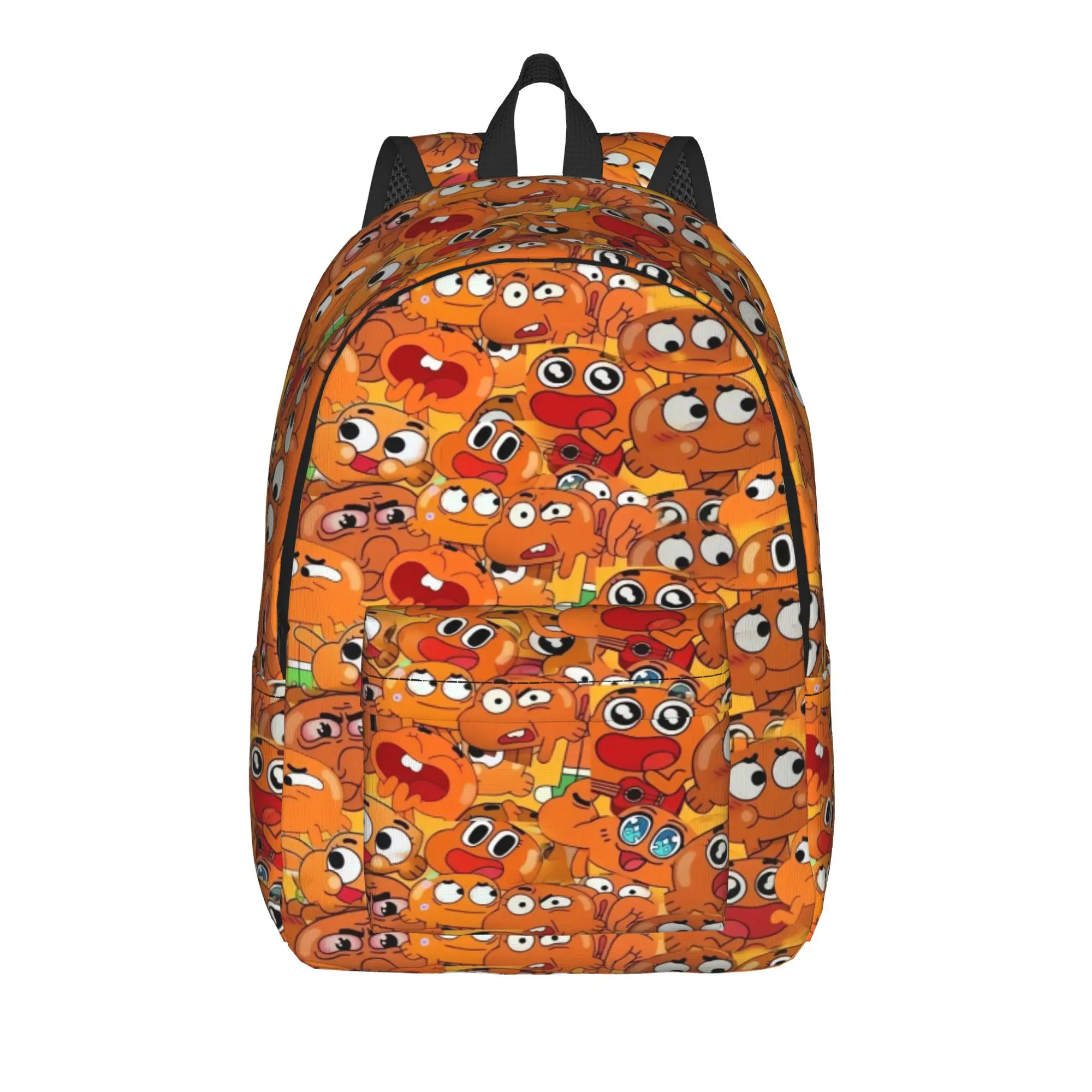 Gumball Gum Ball Watterson Amazing Cartoon Backpack  Cycling Backpacks Student Unisex Colorful Soft School Bags Fun Rucksack