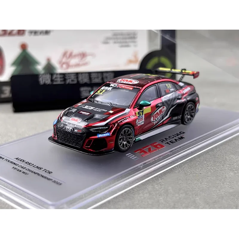 

KILOworks литой под давлением масштаб 1:64 RS3 LMS TCR Рождественское издание сплав имитация модели автомобиля коллекция сувенир праздничный подарок дисплей