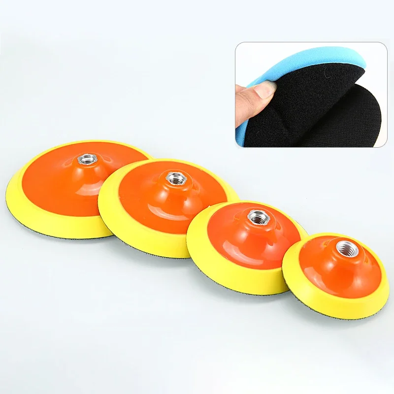 1/2/3/5/6 Inch Universal Backing Plate With M10/M14 Thread Sanding Pad Backer Hook&Loop Sanding Pads For Rotary Grinder Polisher