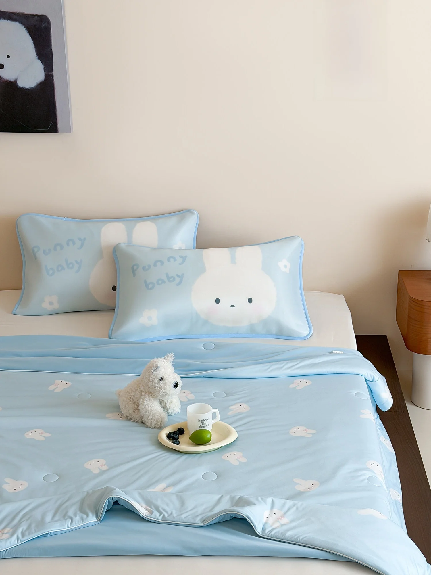cute-skin-friendly-cooling-silk-knitted-summer-quilt-air-conditioner-cover-thin-soft-polyester-fiber-filled-cartoon-design