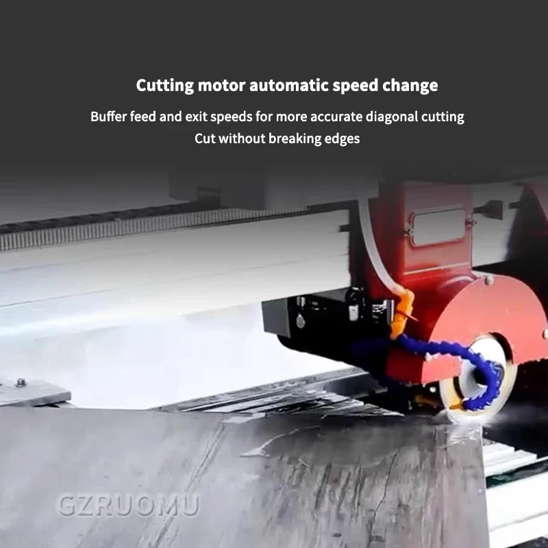 

High Quality Fully Automatic Tile Cutting Machine High Power Chamfering Machine Tile Processing Rock Slab Marble Material