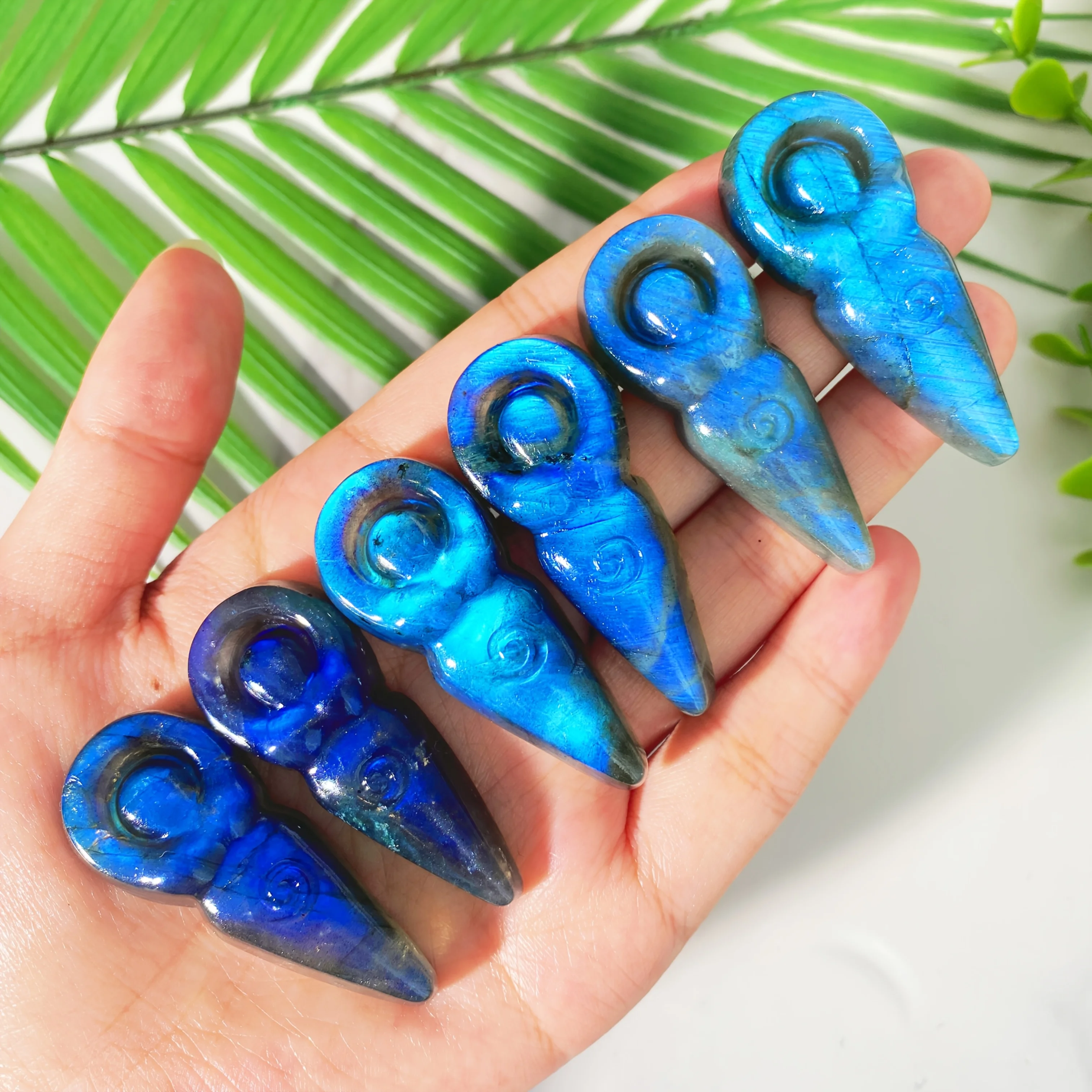 1 Labrador-Quarz-Yoga-Modell-Steinskulptur – Bohemian-Stil, Naturstein-DIY-Dekoration, ideales Geschenk für Familie und Freunde