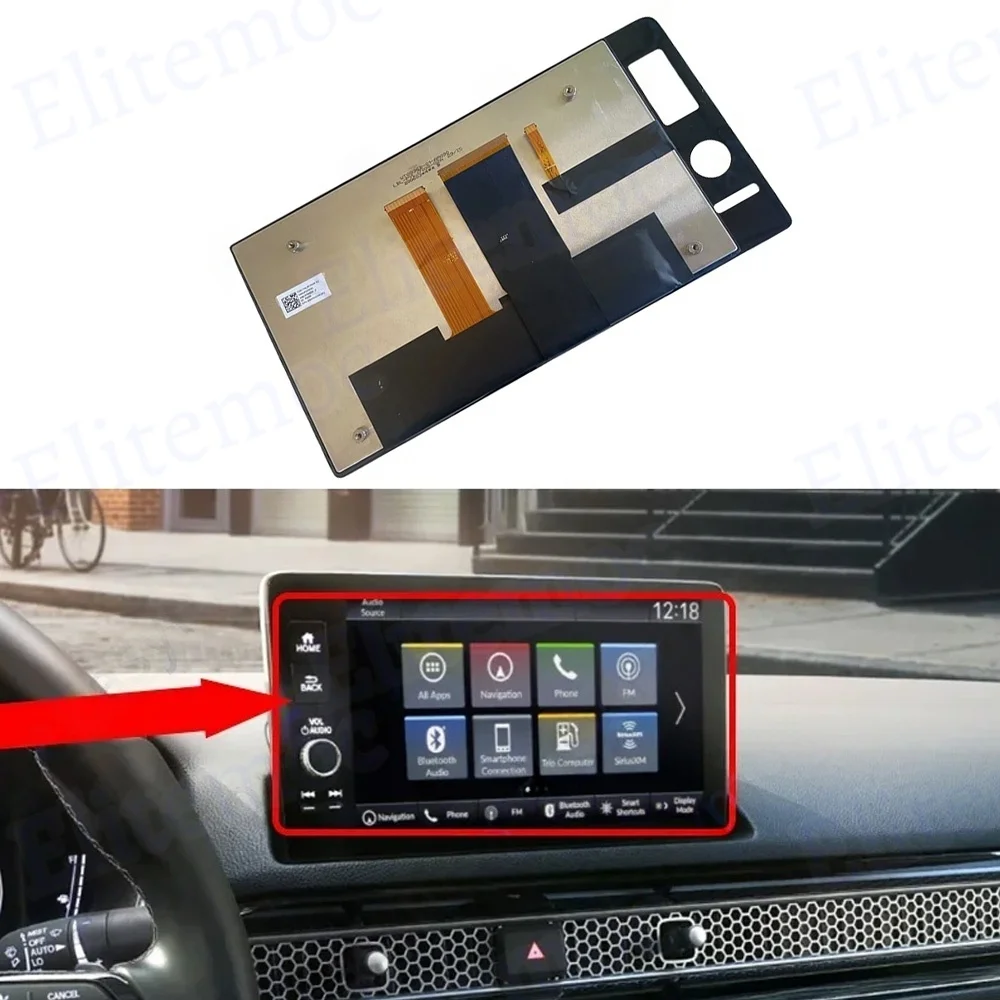 

9" inch LCD Display With Touch Panel for Honda Civic 2022 2023 2024 Navigation Information Radio Media GPS Screen Replacement