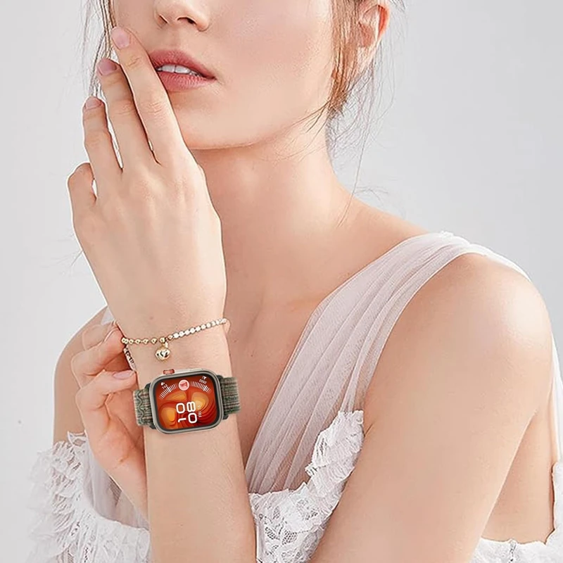 화웨이 워치 핏 4프로 4 3용 나일론 루프 스트랩 꼬임 방지 편안한 통기성 밴드 화웨이 ... - 4