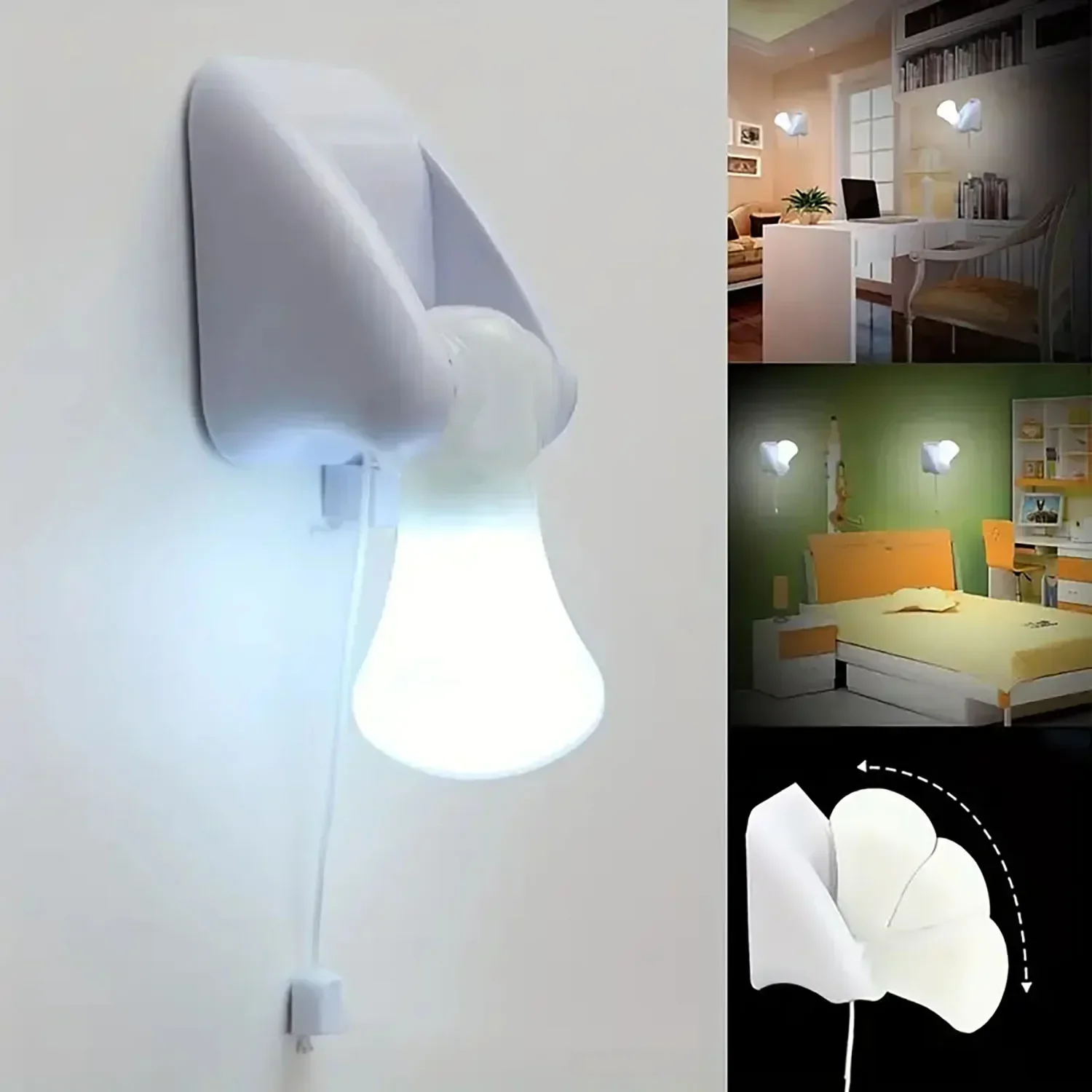 

Mini Cable Lighting Bulb – Creative Switch Design, No Battery Installation, Suitable for Cabinets & Tents