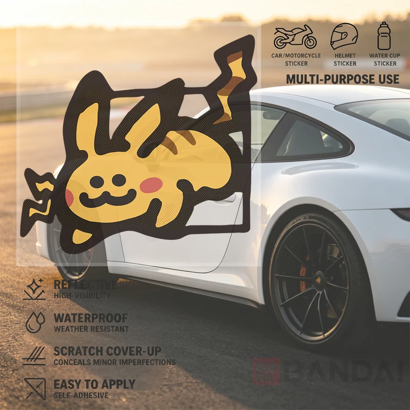 Car Stickers Cartoon Durable Vinyl Decal Waterproof Die Cut for Car Body Motorcycle Tablet Auto Decor