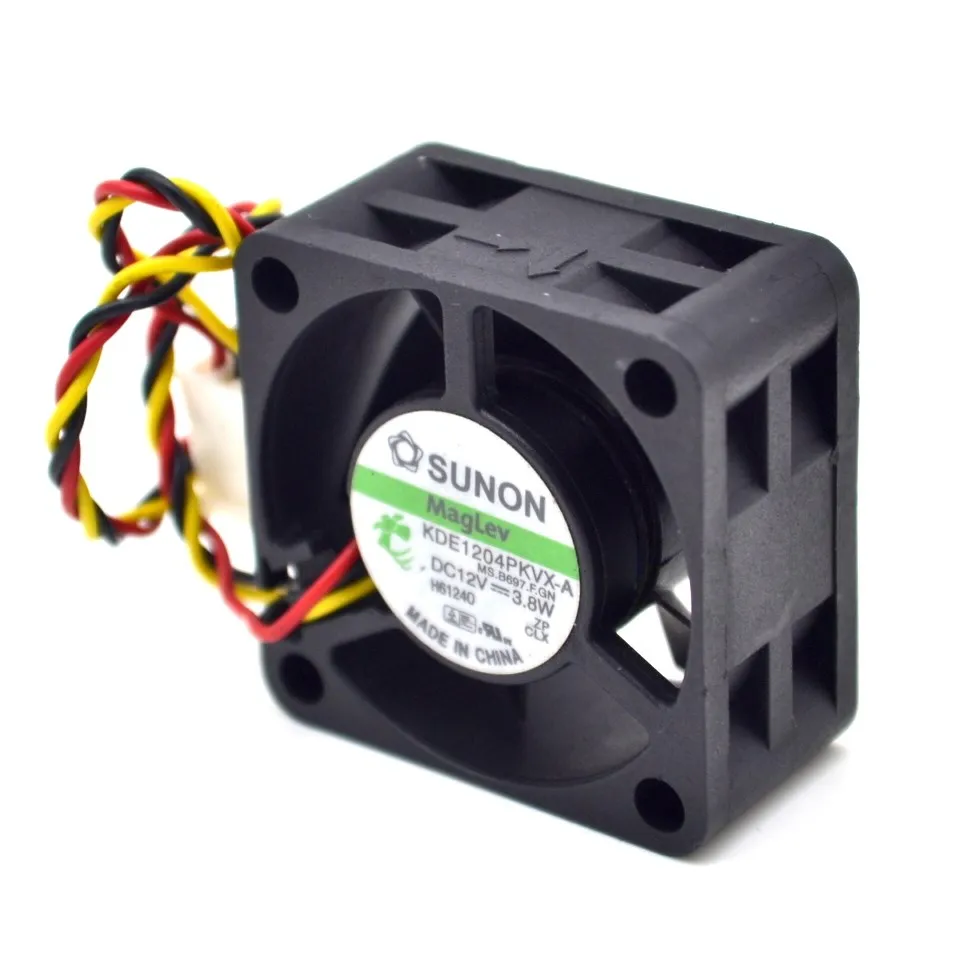 KDE1204PKVX-A 4020 4cm 40mm 12v 3.8W switch fan power supply cooling fan  40*40*20MM for SUNON