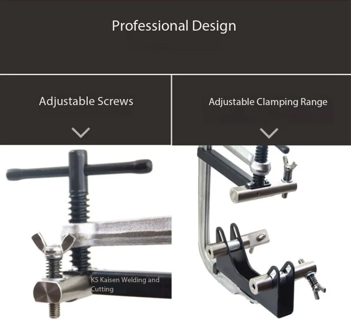 Multifunctional Round Tube Alignment F Clamp Woodworking Clamp Pipe Clamp Quick Positioning and Retaining