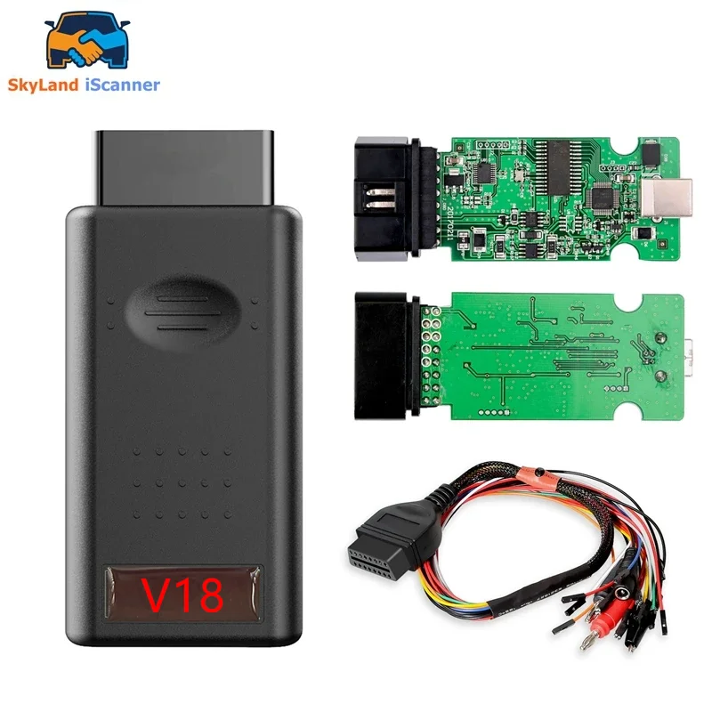 

New MPPS V18 Unlock Version Life Time Use Mpps Full Chip With Breakout Tricore Cable OBD2 ECU Programmer Chip Tool Fast Shipping