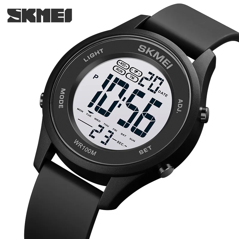 Skmei Student Sports Electronic Watch Couple Thin Silicone Luminous Simplicity Watch for Men