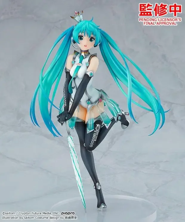 Hatsune Miku Anime Figure Aquarium Racing sound Hatsune Miku Garage Kit Beautiful Girl Doll Toy Collectibles Xmas Gifts