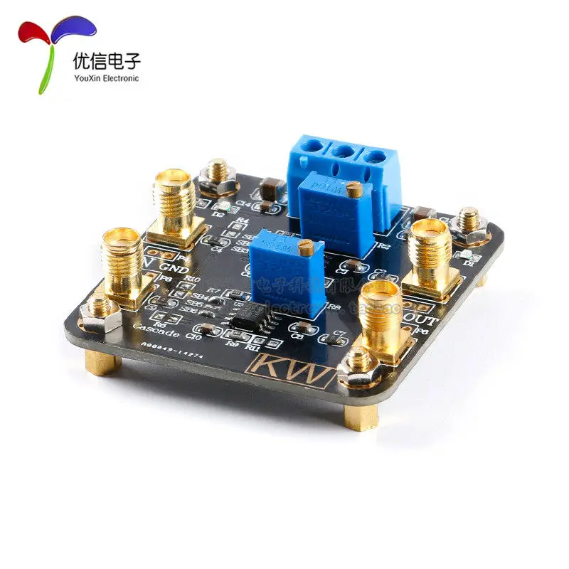 OP07 Operational Amplifier Module, Low Bias Voltage Amplifier, Signal Processing Within 1MHz, Single and Double Channels