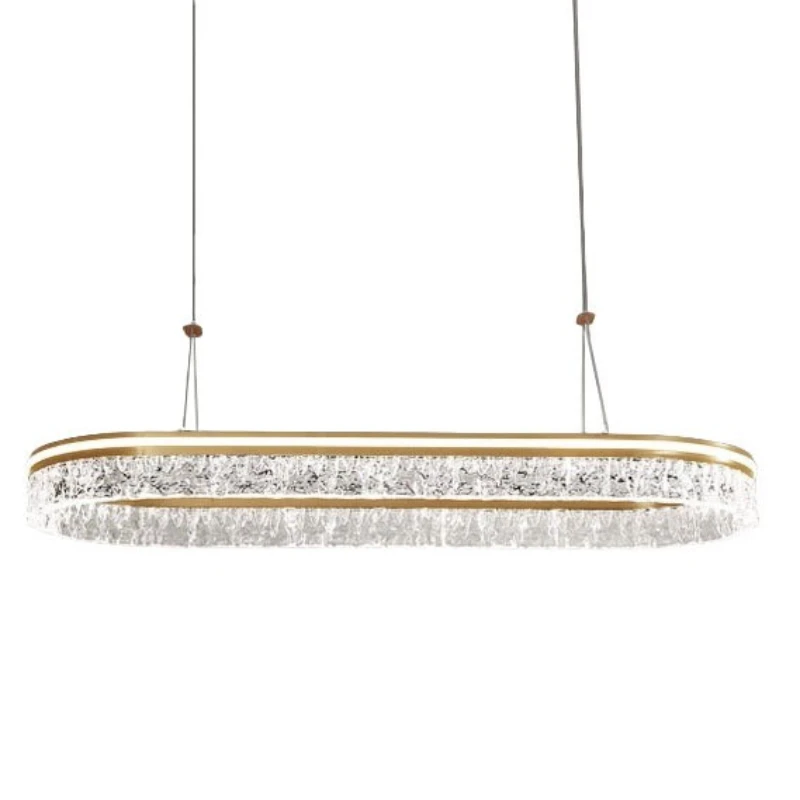

Light luxury acrylic living room chandelier modern simple and advanced