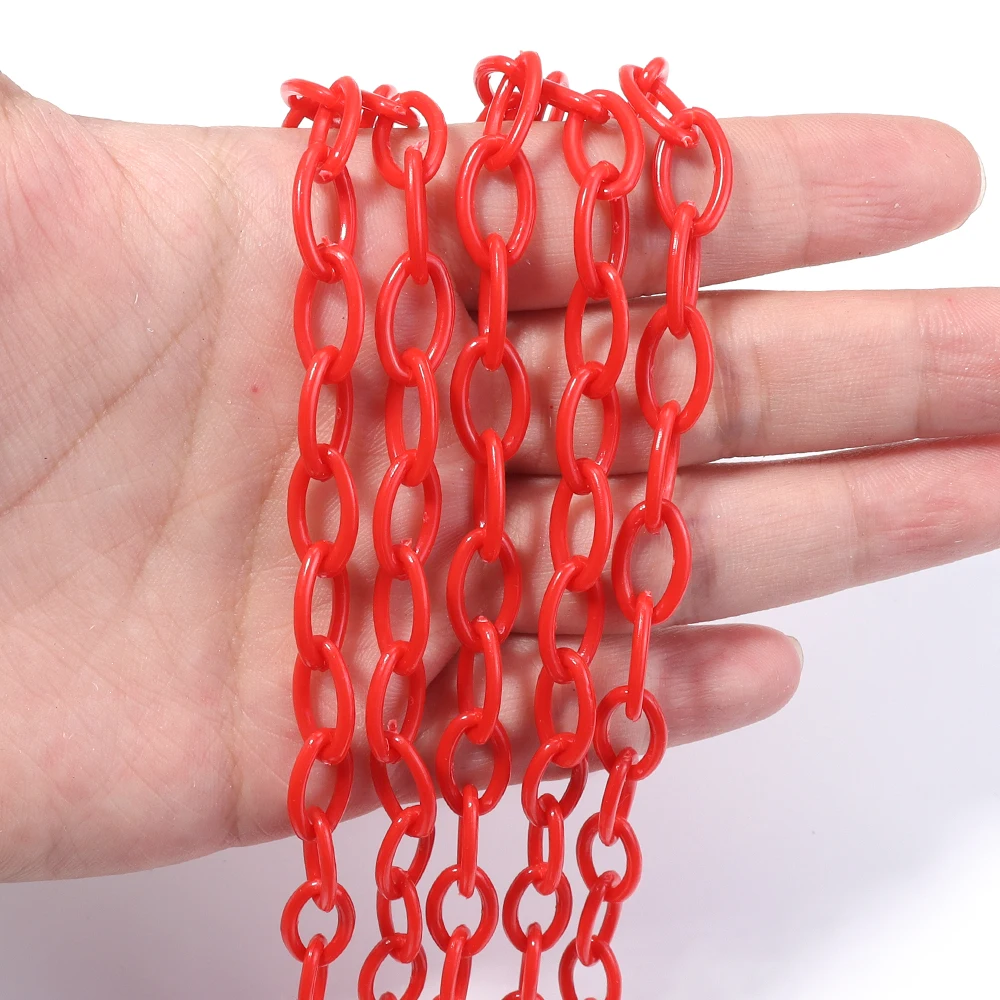 5pcs Colorful Plastic Link Chain
