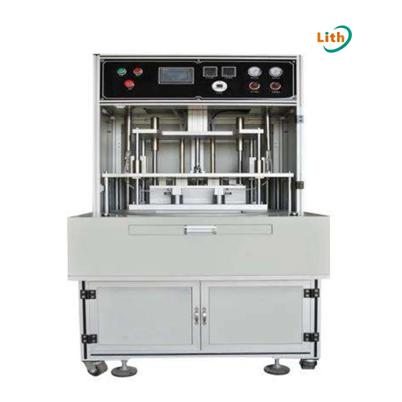 Pouch Cell 3 Positions Turntable Vacuum Heat Final Sealing Machine Automatic Second Sealer Equipment for Lithium Battery Case