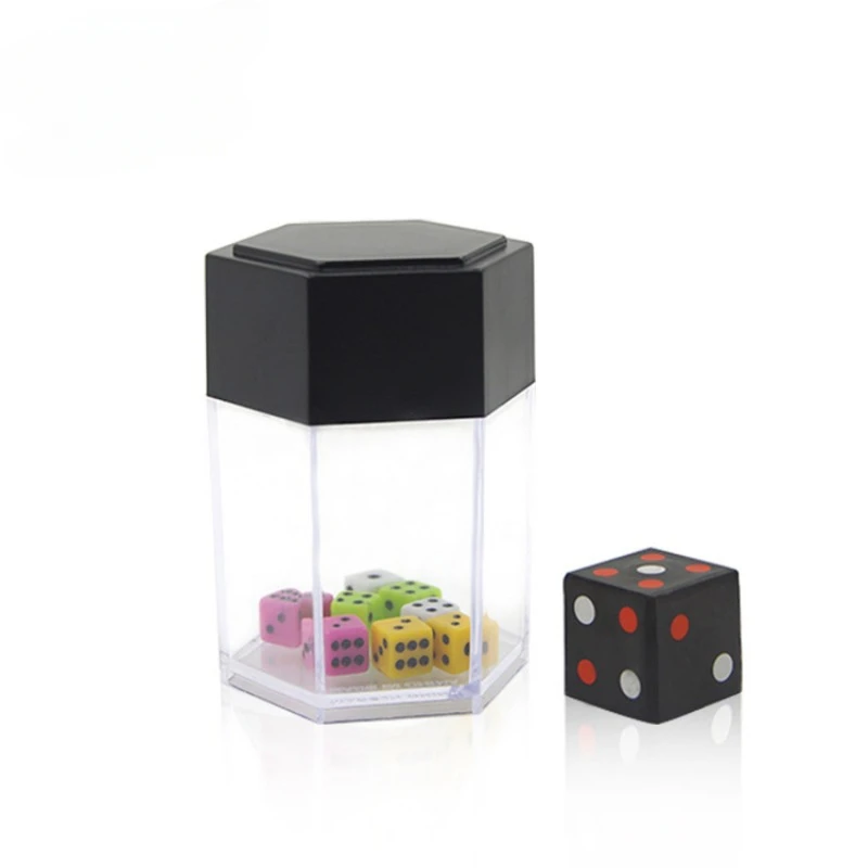 1Pcs Magic Exploding Dice Magic Trick Toys Close Up Gimmick  Trick Joke Prank Toy Funny Game Children Kids Gift for Beginner